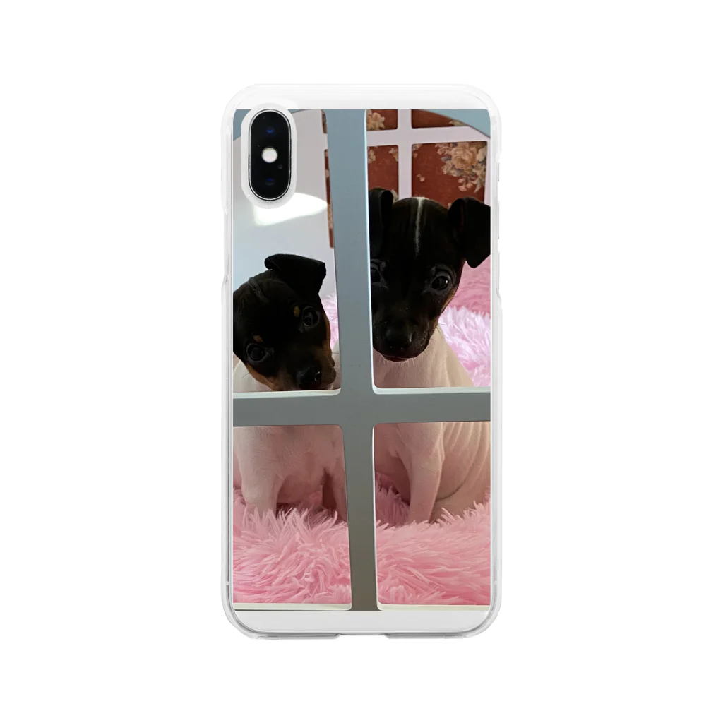 KACOの日本テリア　おへやのニッテリン Soft Clear Smartphone Case