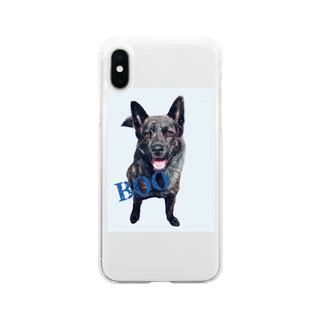 HALの甲斐犬武甲 Soft Clear Smartphone Case