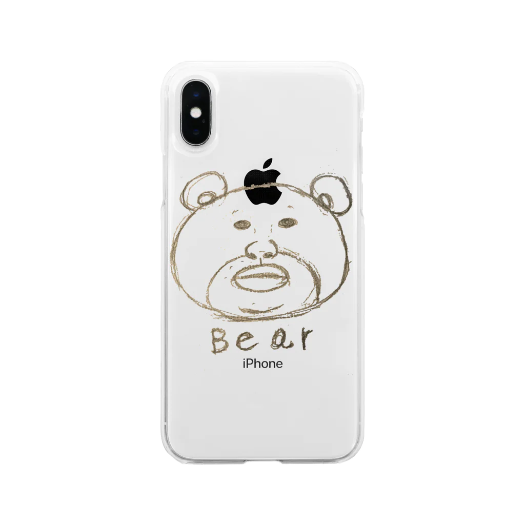 Different worldのクマさん Soft Clear Smartphone Case