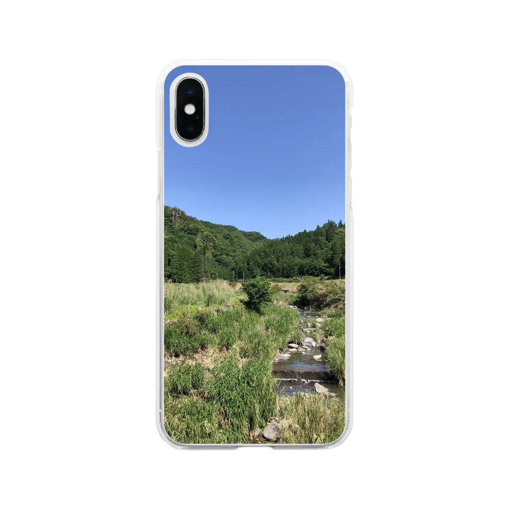 風薫る夏の大分の自然8 Soft Clear Smartphone Case