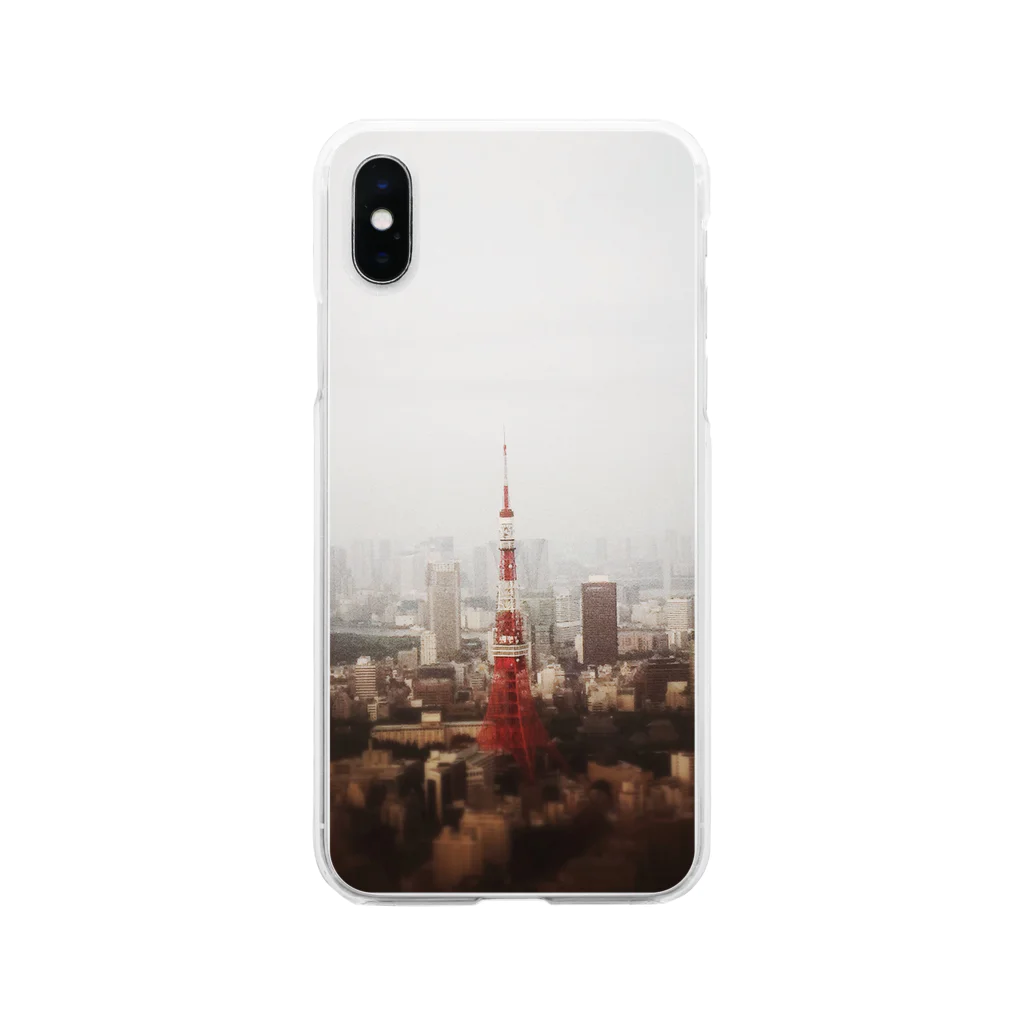 ザキの今だから東京タワー Soft Clear Smartphone Case