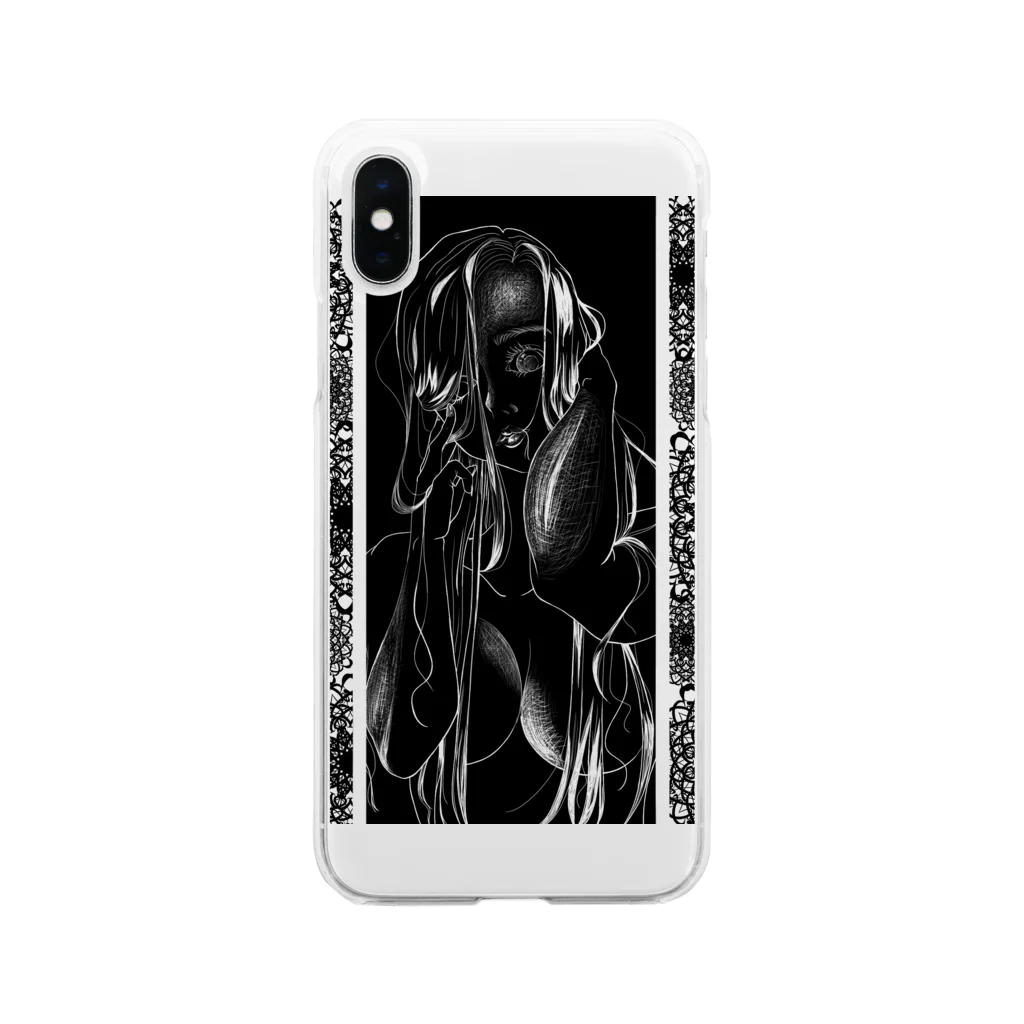 大toroの視線Ⅱ Soft Clear Smartphone Case