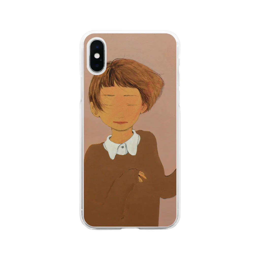 廣田美乃のI heard the wind Soft Clear Smartphone Case