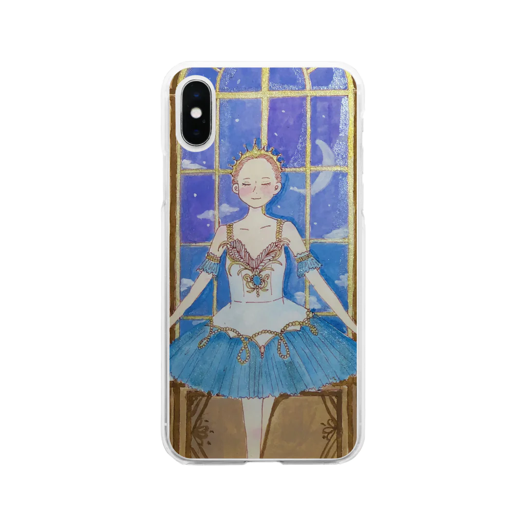 rain___1119のフロリナ王女 Soft Clear Smartphone Case