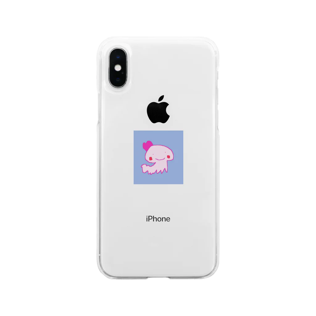 金メダルあたりまえ、成功あたりまえ　合格あたりまえ　かめこ  のクラミちゃん Soft Clear Smartphone Case