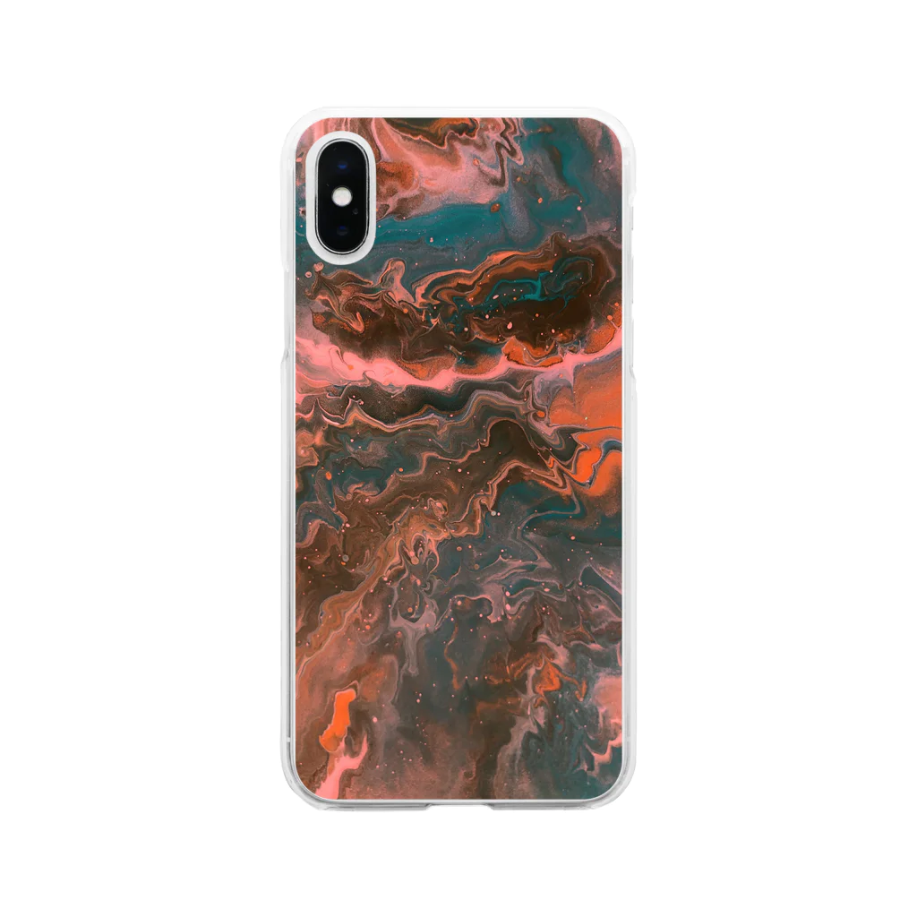 yjb_22のfluidart_flymdl ソフトクリアスマホケース