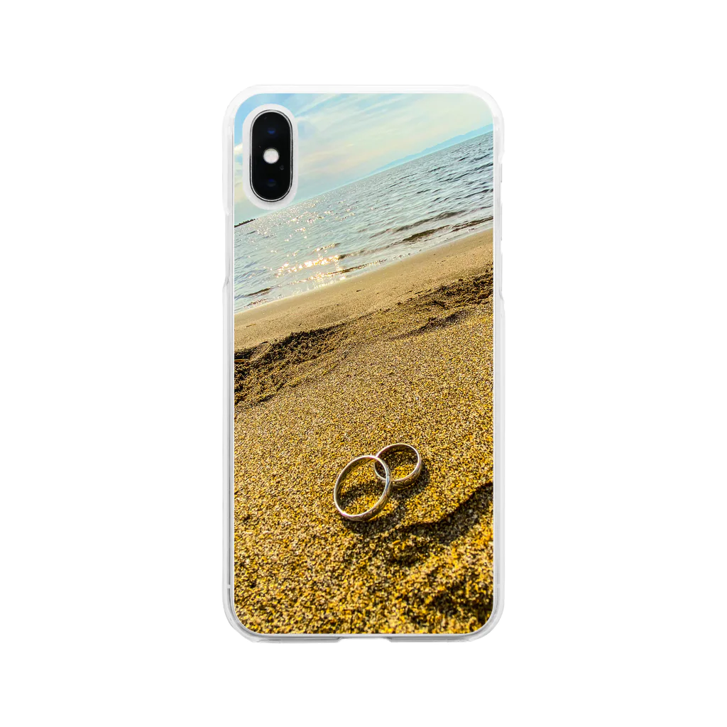 s_crownのring&sea Soft Clear Smartphone Case