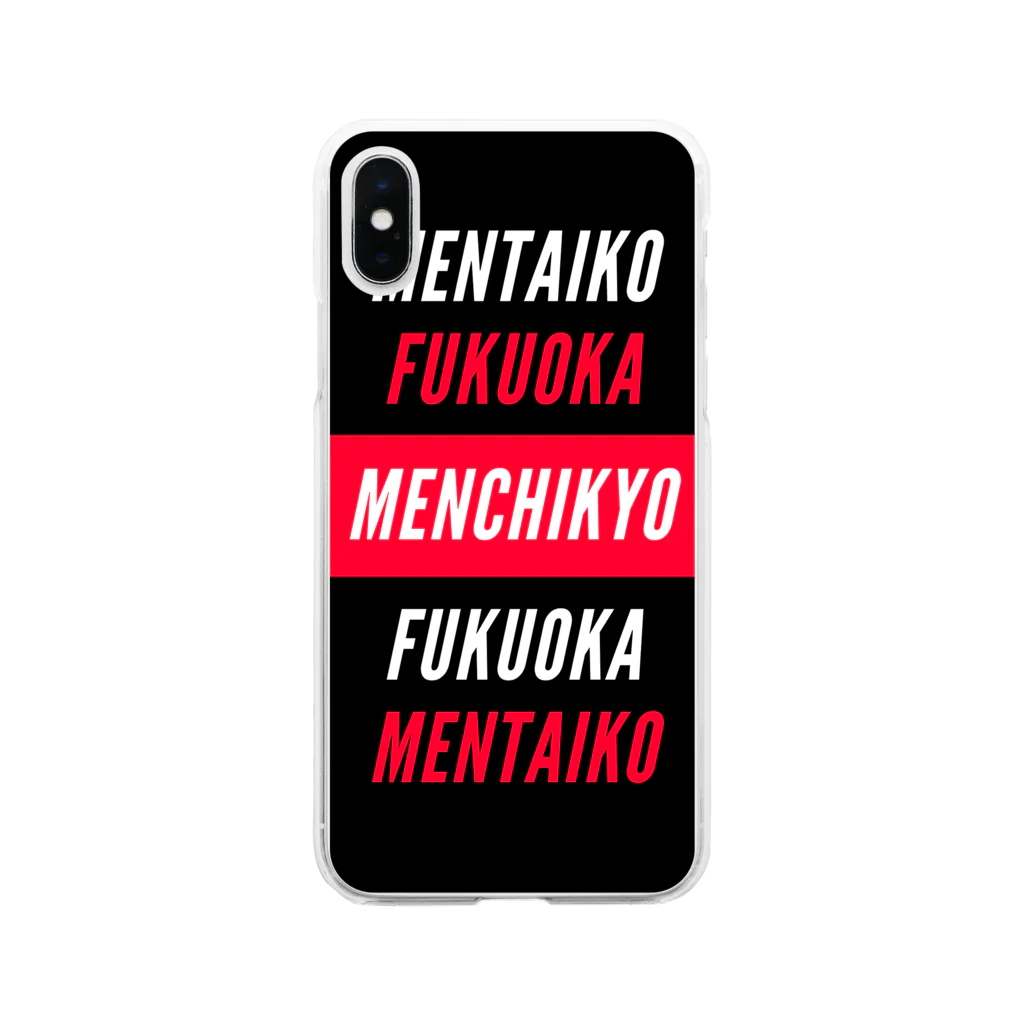 福岡めんたいこ地位向上協会のMENCHIKYO Soft Clear Smartphone Case