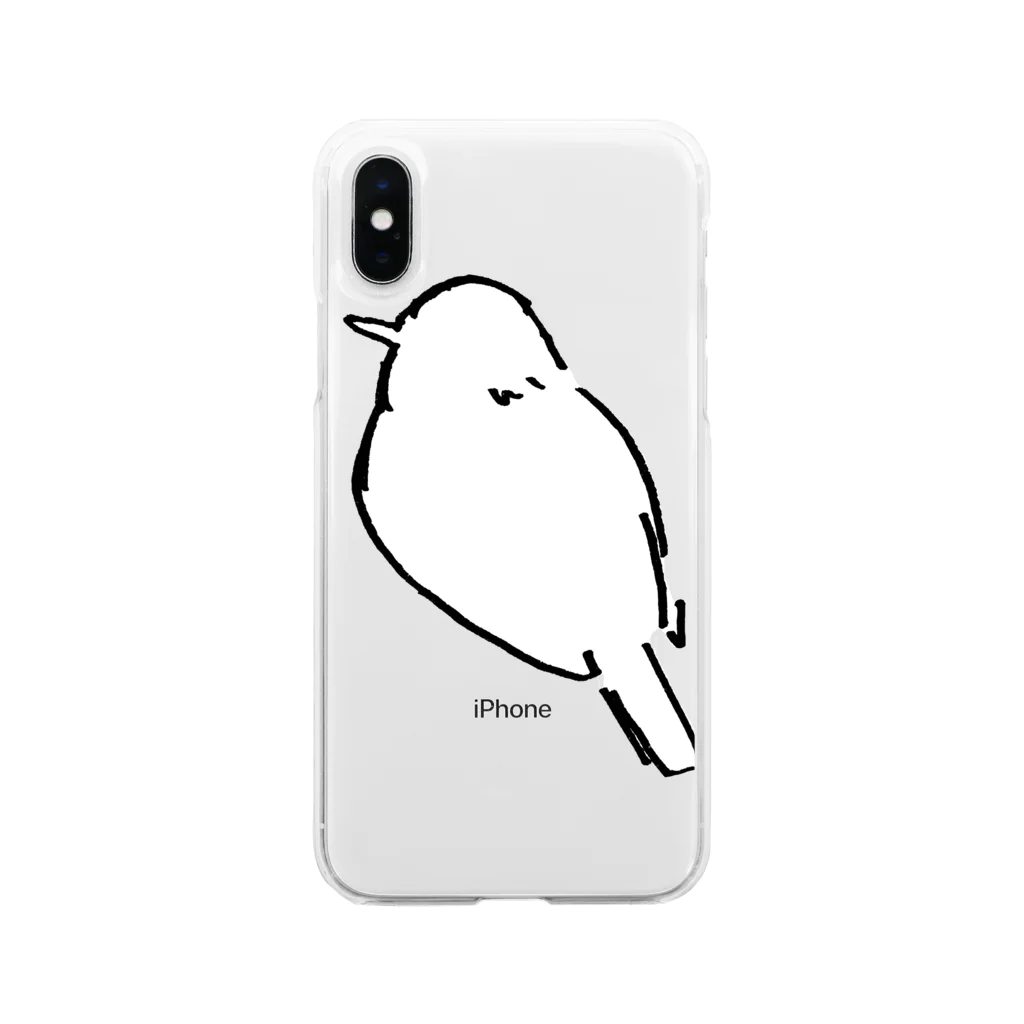 ねこうつぼの鳥だけ Soft Clear Smartphone Case