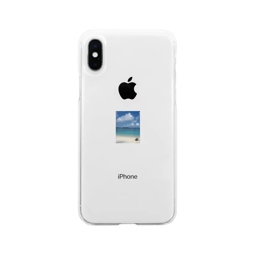 EijiPonの南の島の海 Soft Clear Smartphone Case
