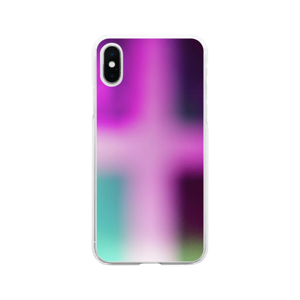 gpjt_753-dmのクロス2 Soft Clear Smartphone Case