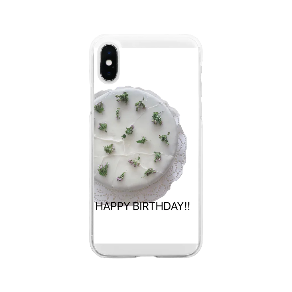 koromo#誕生日のHBDシリーズ2 Soft Clear Smartphone Case