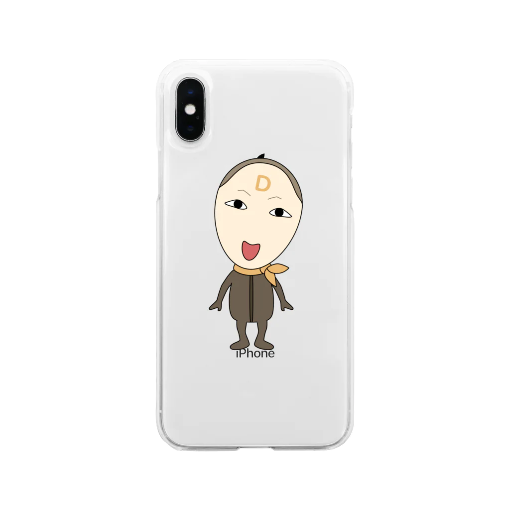 爆笑会コーポレーションのコメゴンさんグッズ☆ Soft Clear Smartphone Case