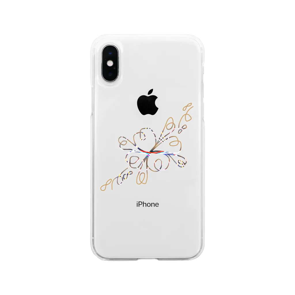 CAY.shioriの花結び Soft Clear Smartphone Case