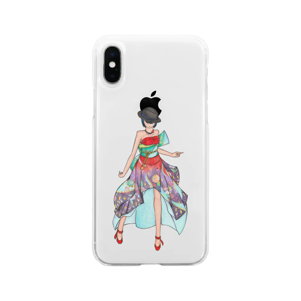 ギャラリー桃胡亭のEricaさま Soft Clear Smartphone Case