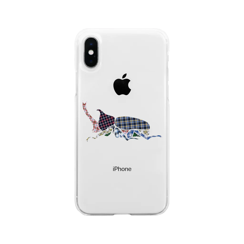 flatcoatedretrieverのbeetle Soft Clear Smartphone Case