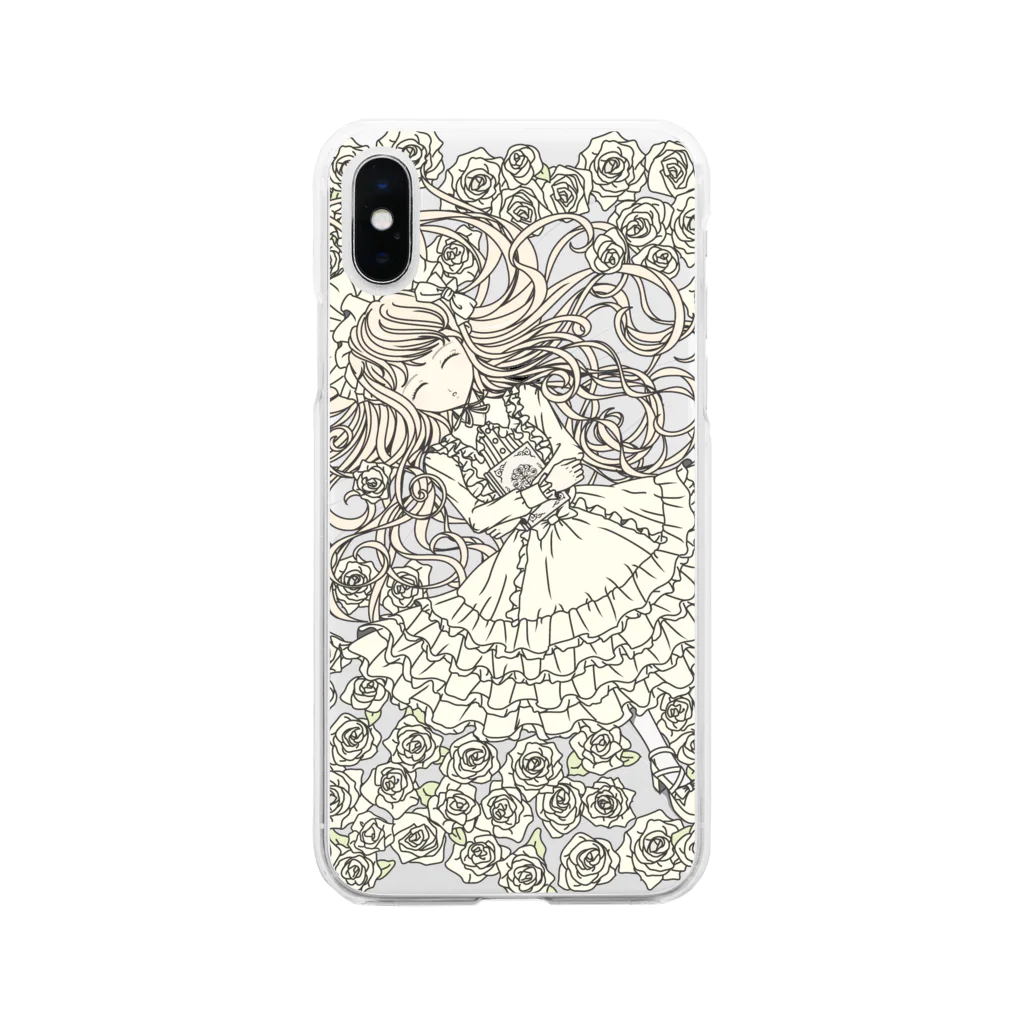 加藤 光雲の花葬 Soft Clear Smartphone Case