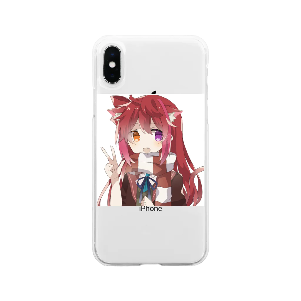 Nekokami_dayoのにゃこまぐかっぷ製作時についでに作ったもの Soft Clear Smartphone Case