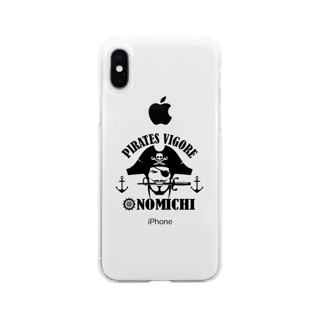 mukaishima 23のPIRATES VIGORE onomichi Soft Clear Smartphone Case