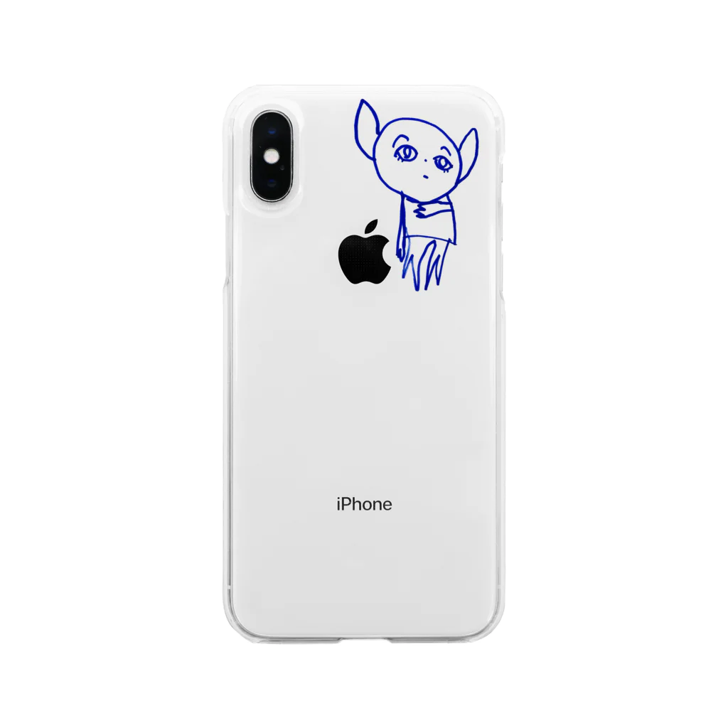 ふぁんしーこども画伯のせかいのワレワレハ宇宙人ダ Soft Clear Smartphone Case