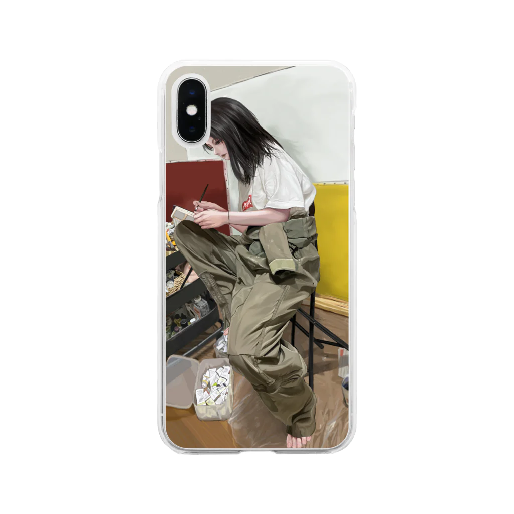 Runa♡🎨のRuna♡グッズ Soft Clear Smartphone Case