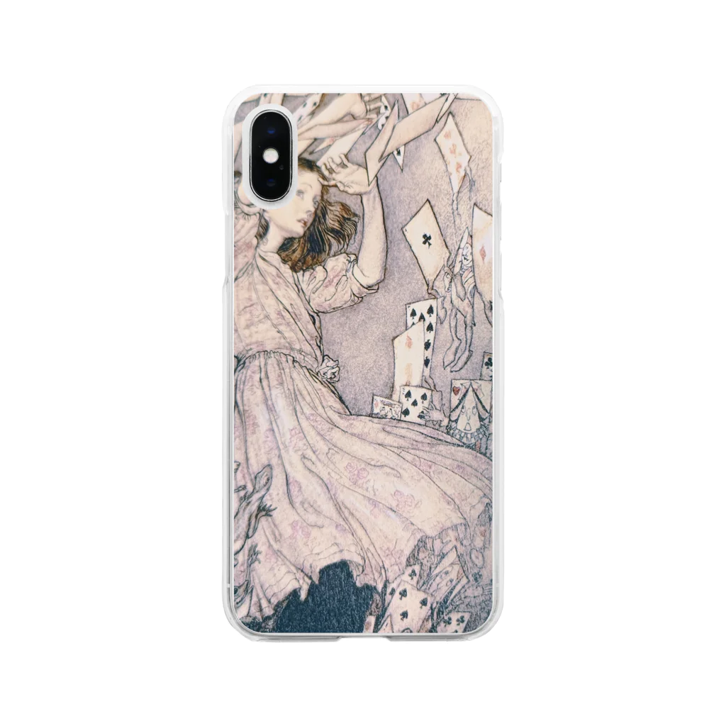 まおまおパラダイスの不思議の国のアリス Soft Clear Smartphone Case