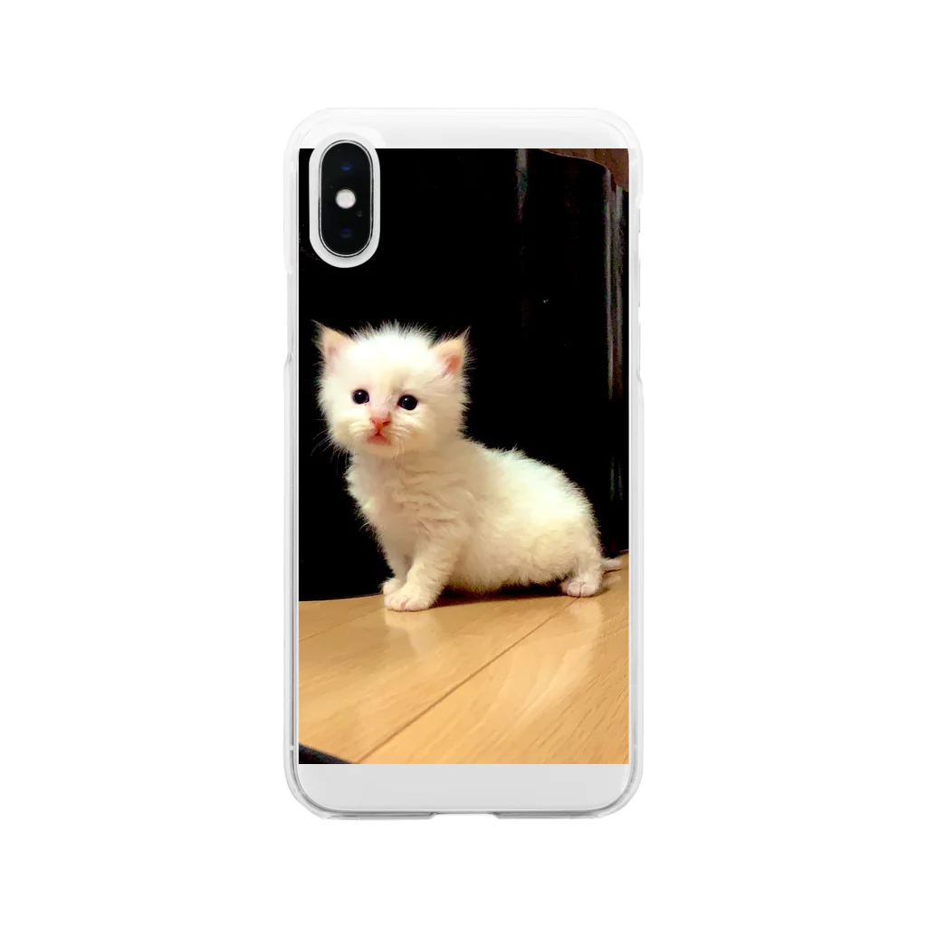 oki_0708のタレ目 Soft Clear Smartphone Case