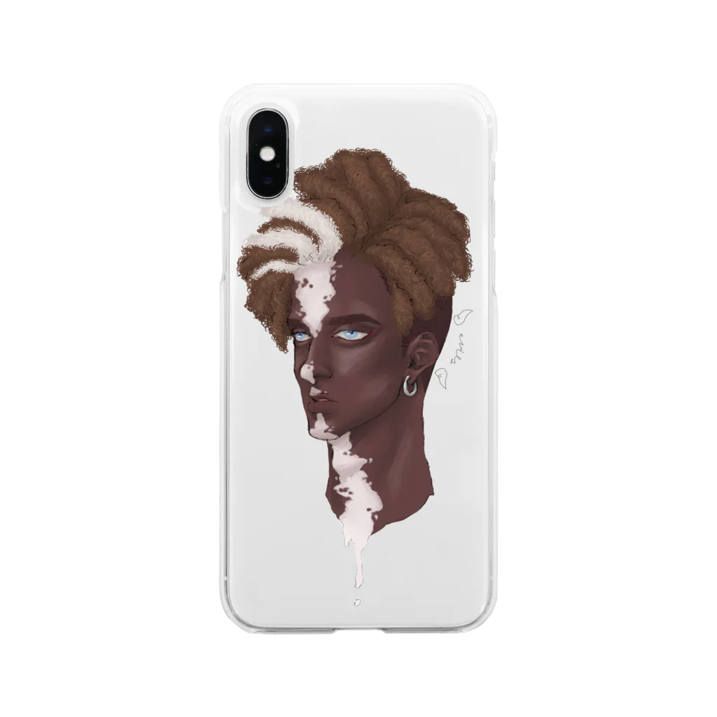 evils  イラスト、キャラクターグッズ販売のMulti Soft Clear Smartphone Case