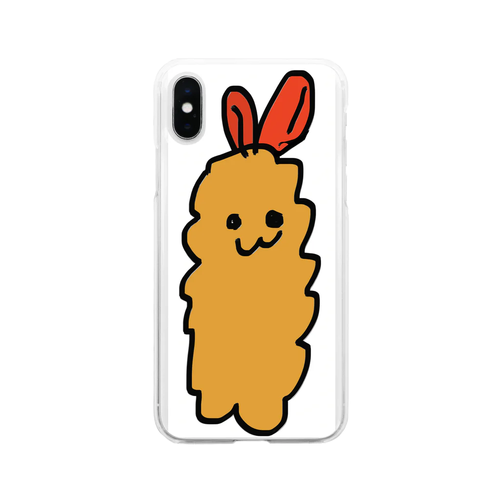 エビフリャーのエビフリャーちゃん Soft Clear Smartphone Case