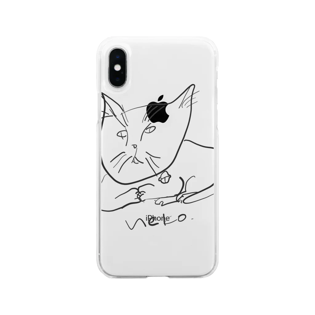 heuteのneko Soft Clear Smartphone Case