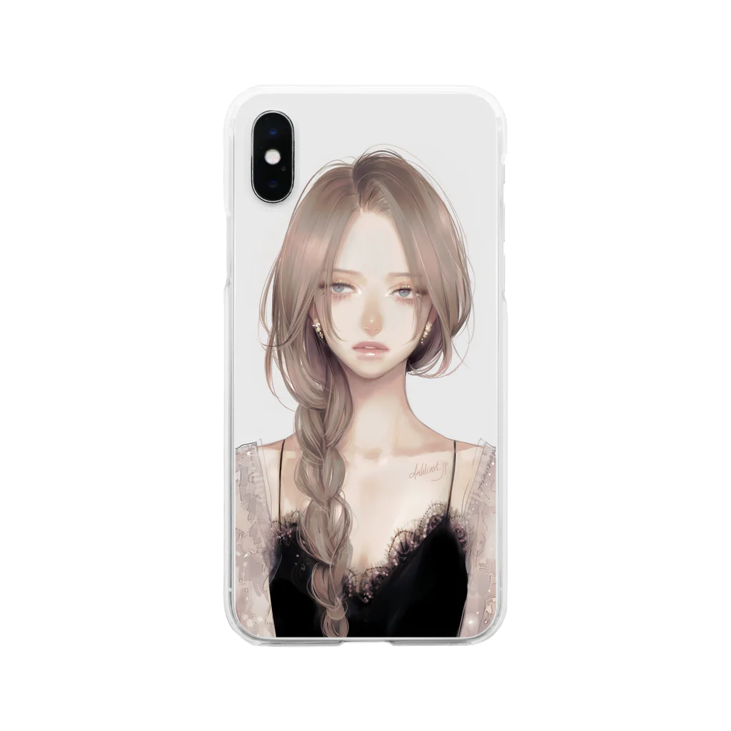 dahlia shop SUZURIのUntitled 2 Soft Clear Smartphone Case