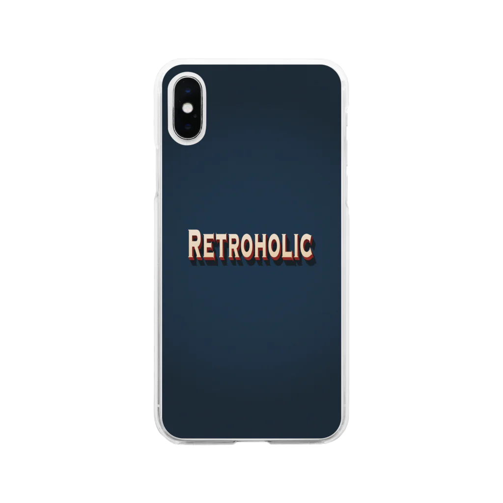 Retroholic -Authentic Designs-のRetroholic No.53 Soft Clear Smartphone Case