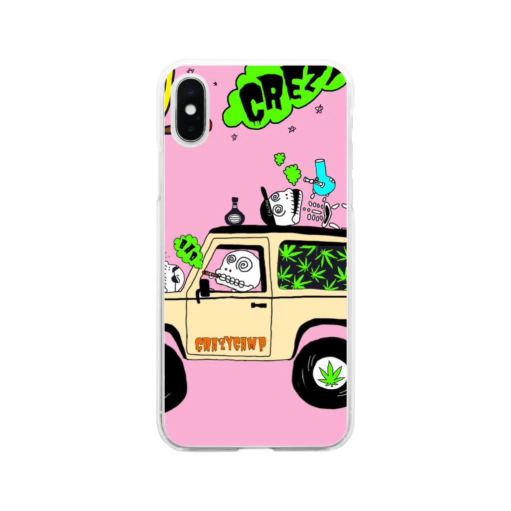 CREZY CAMPのCREZY CAMP Soft Clear Smartphone Case