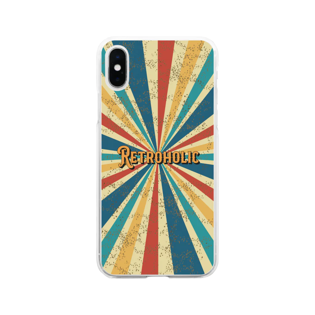 Retroholic -Authentic Designs-のRetroholic No.93 Soft Clear Smartphone Case