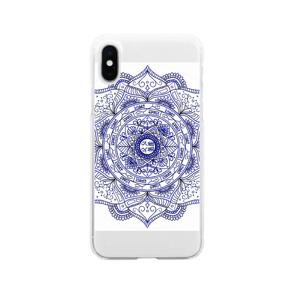 DL_M_Okinawaの商売繁盛の曼荼羅 Soft Clear Smartphone Case