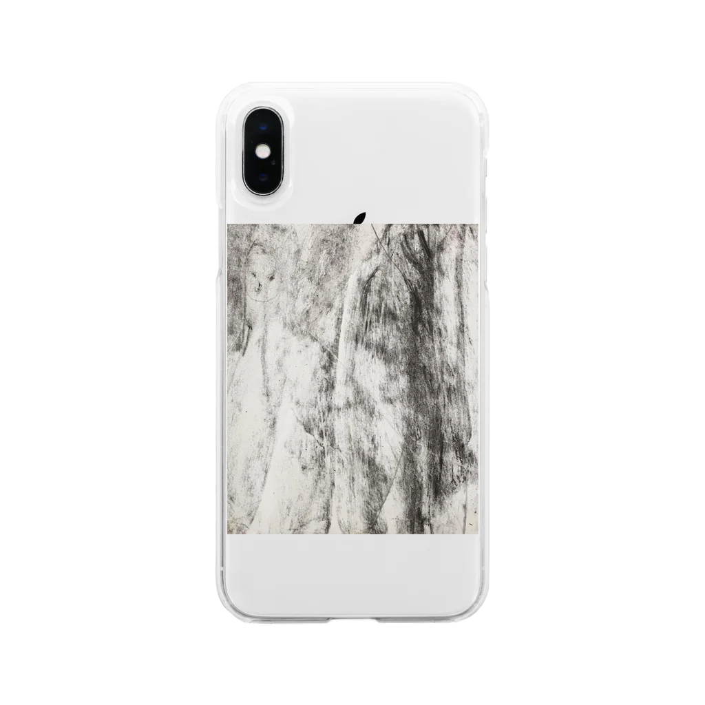 ninomiyamiuのquetzal Soft Clear Smartphone Case