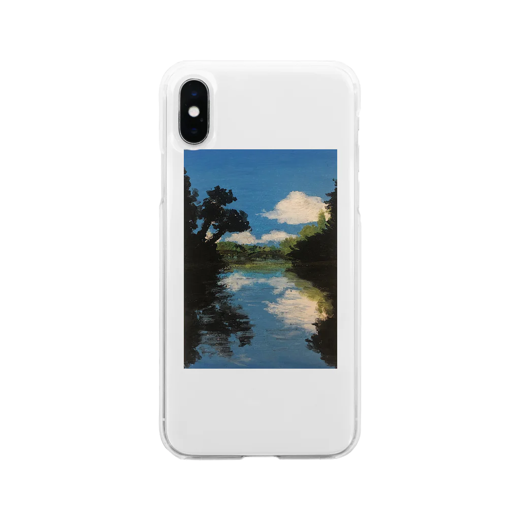 いしわたはるかのとある公園 Soft Clear Smartphone Case