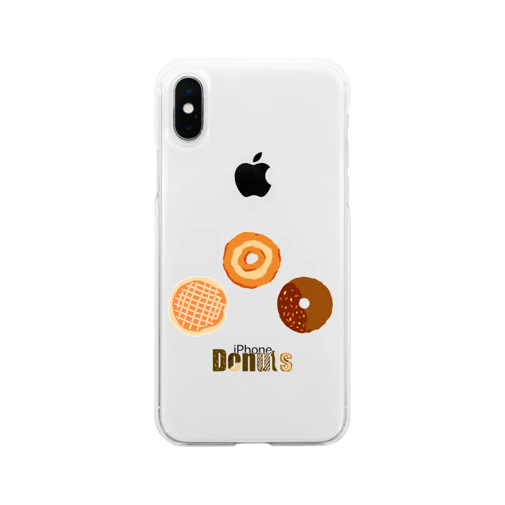 妄想アザラシのDonuts! Soft Clear Smartphone Case