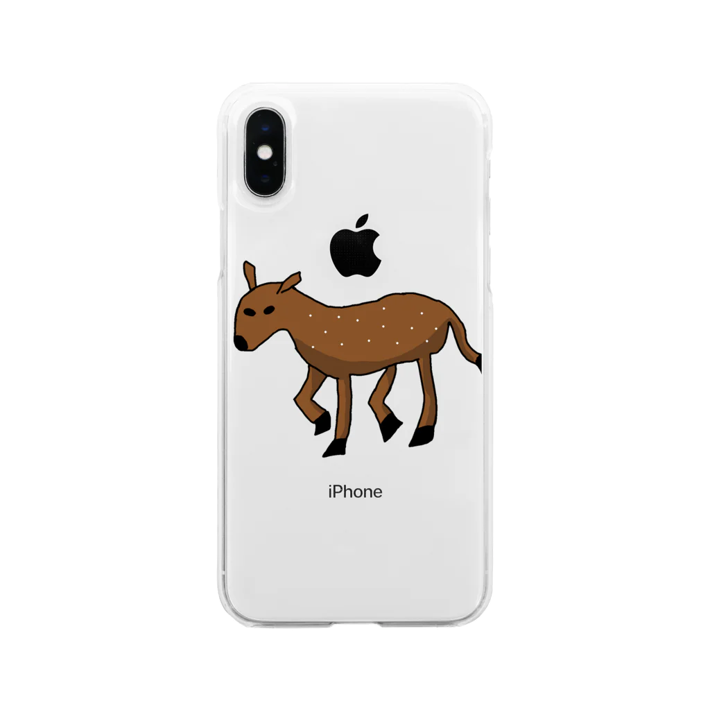 ariasのarias deer Soft Clear Smartphone Case