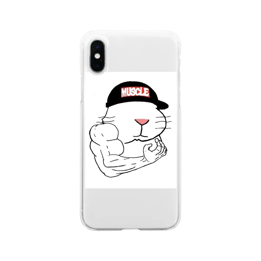 マッスルうさぎのマッスルうさぎ Soft Clear Smartphone Case