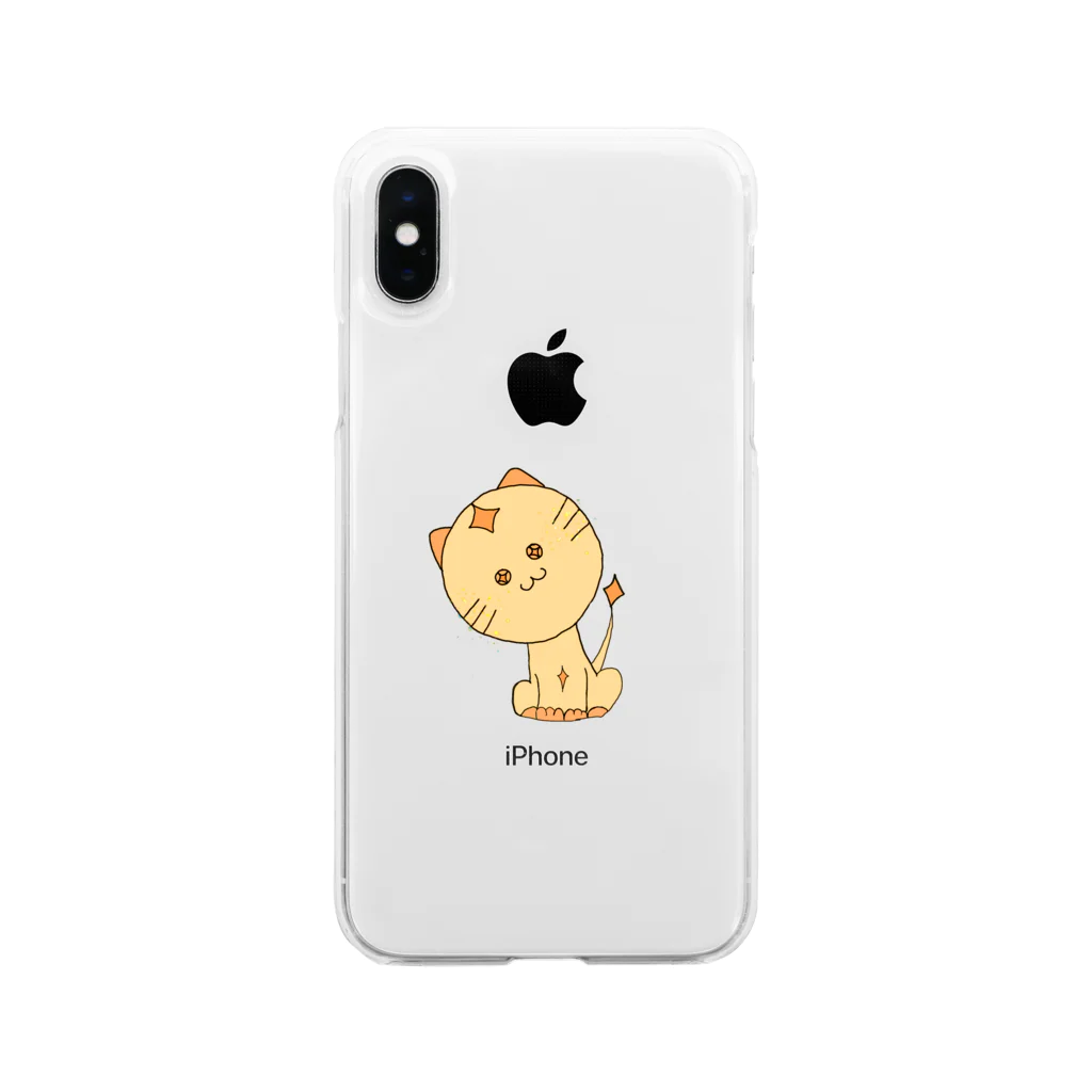 Uのかしげちゃんケース Soft Clear Smartphone Case