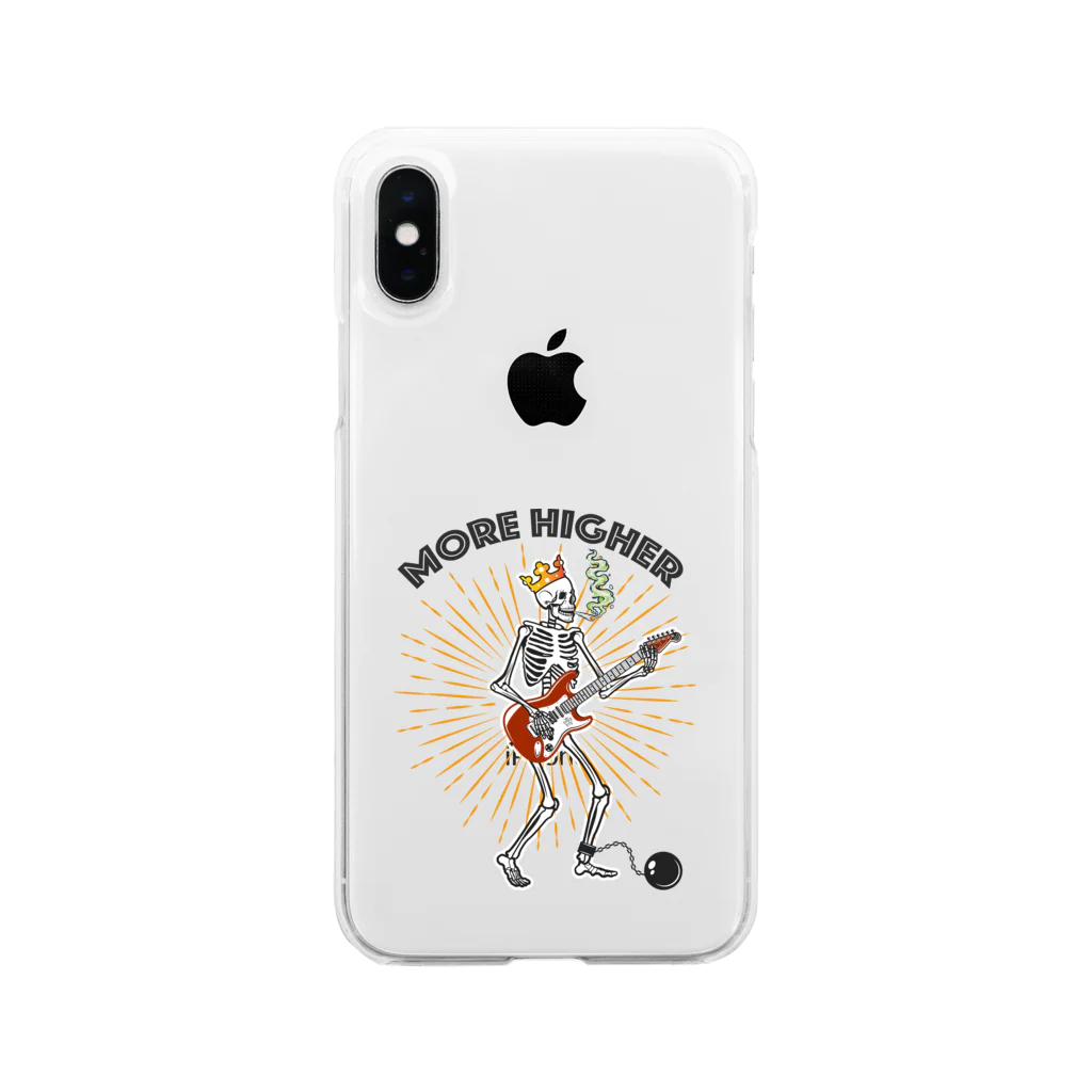 420 MUSIC FACTORYのMore Higher （もっと高く） Soft Clear Smartphone Case