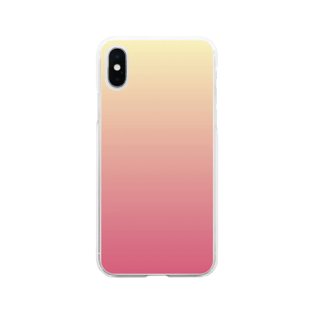 sky1212のいちごシロップと練乳 Soft Clear Smartphone Case