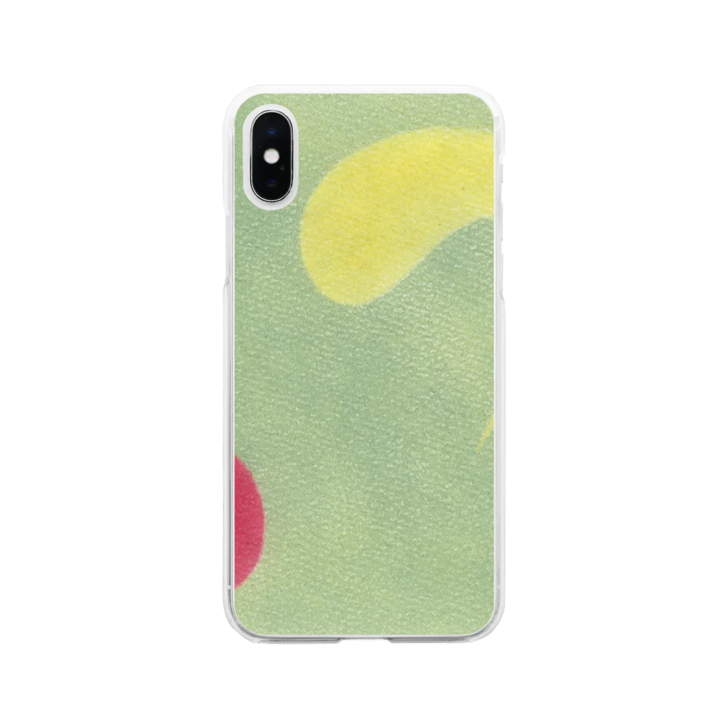 my pastel（いしはら　まさこ）の魂と情熱 Soft Clear Smartphone Case