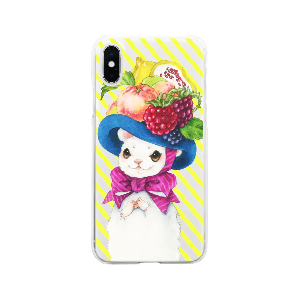 asami inoue のthanksgiving! Soft Clear Smartphone Case