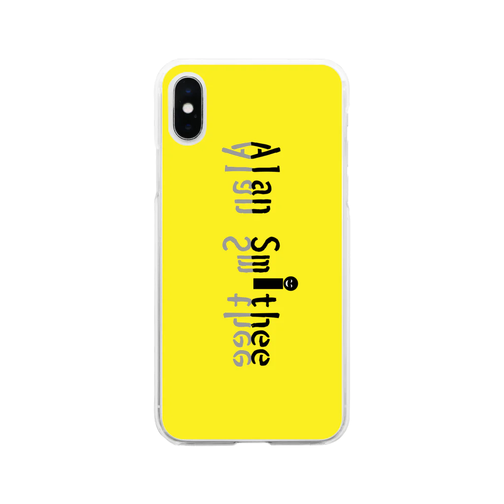 【Zebra channel 公式SHOP】 しまうま工房のAlan  Smithee Soft Clear Smartphone Case