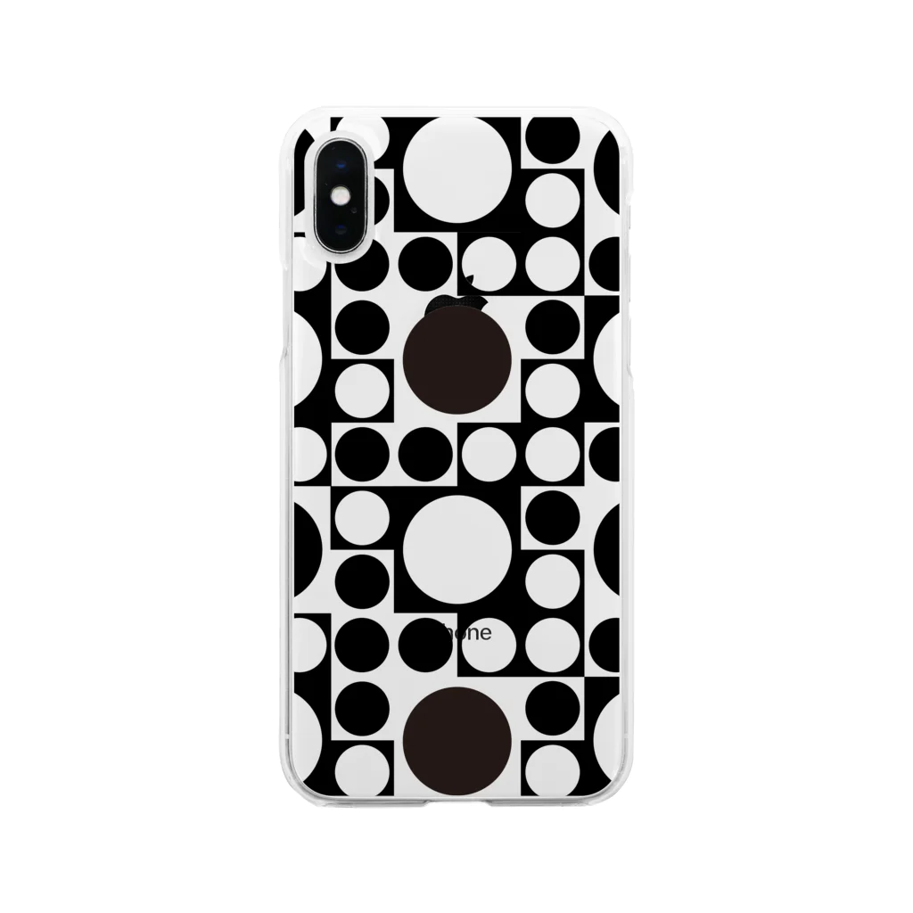 Madison de Cocoのmid-century Dot Soft Clear Smartphone Case