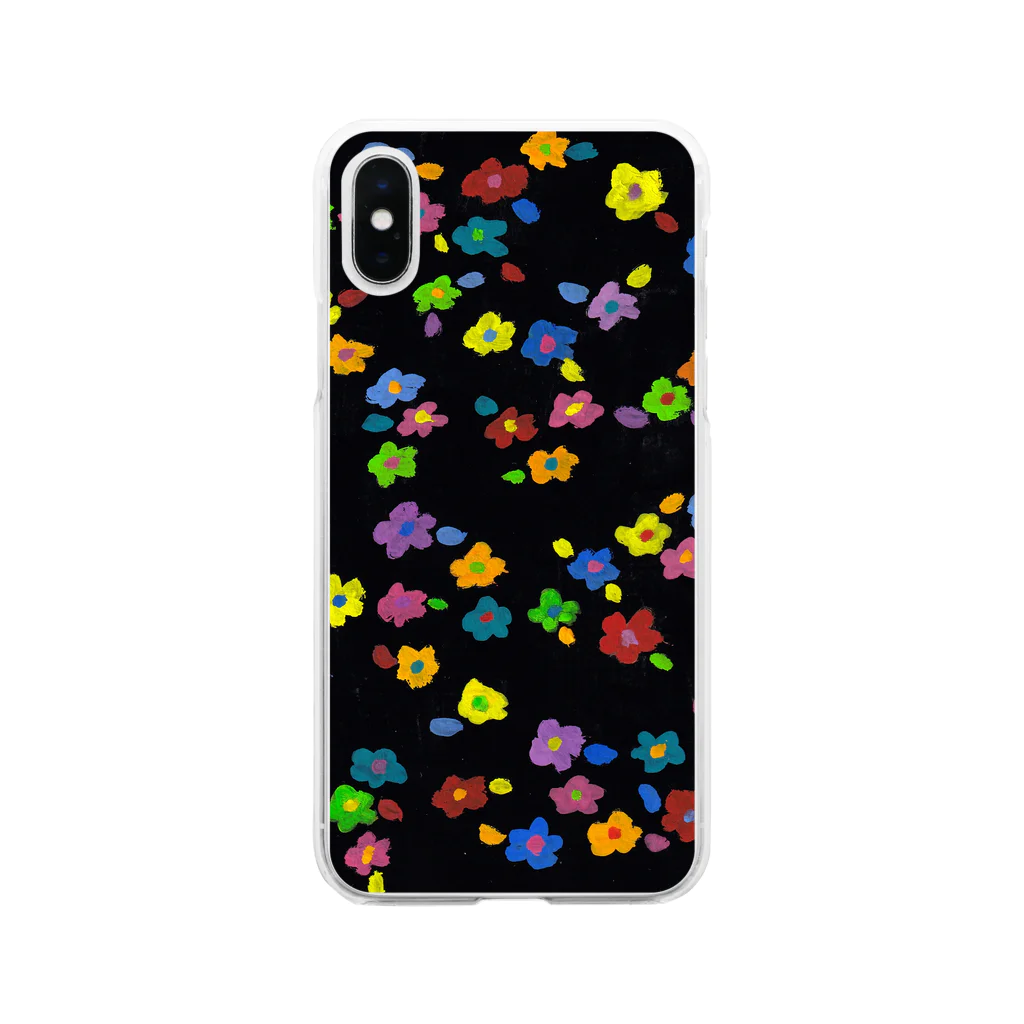 2Yのお花 Soft Clear Smartphone Case