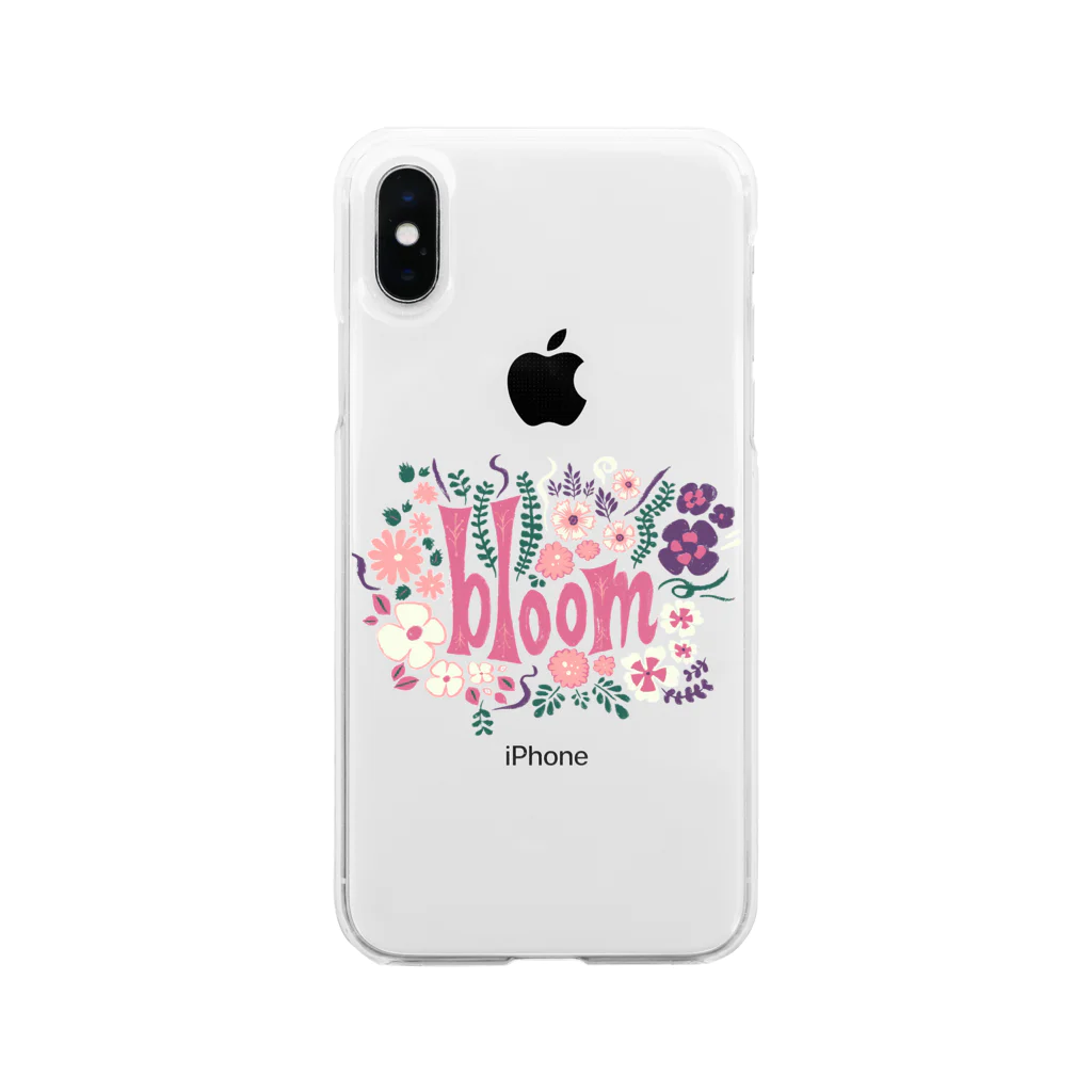 IZANAMI by Akane Yabushitaの🌸 満開の花束（ピンク） Soft Clear Smartphone Case