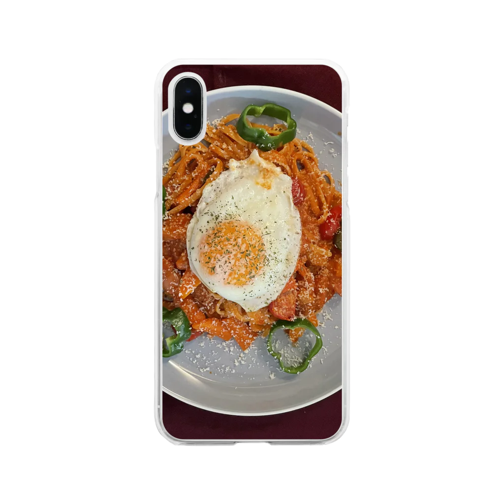 erikoのご飯と見た世界のうちのナポリタン♪ Soft Clear Smartphone Case